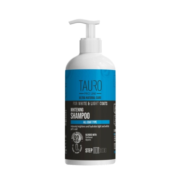 TAURO PRO LINE ULTRA NATURAL CARE WHITENING SHAMPOO ALL COAT TYPE 1000ml