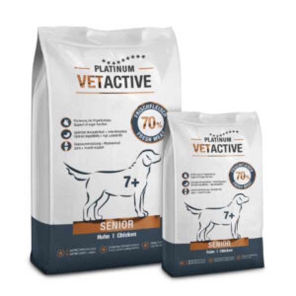 PLATINUM VETACTIVE SENIOR CHICKEN COMPLETE DOG FOOD