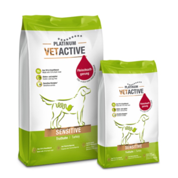 PLATINUM VETACTIVE SENSITIVE TURKEY COMPLETE DOG FOOD