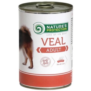 Nature's Protection Canned Dog Food Adult Veal 400g
