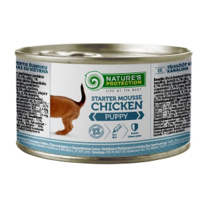 Nature's Protection Canned Dog Food Puppy Starter Mousse Chicken 200g